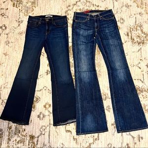 Anthropologie Two Blue Flare Jeans